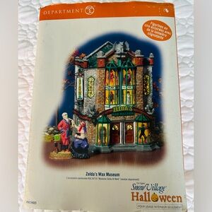 Department 56 Snow Village Halloween Zelda’s Wax Museum 56.54605